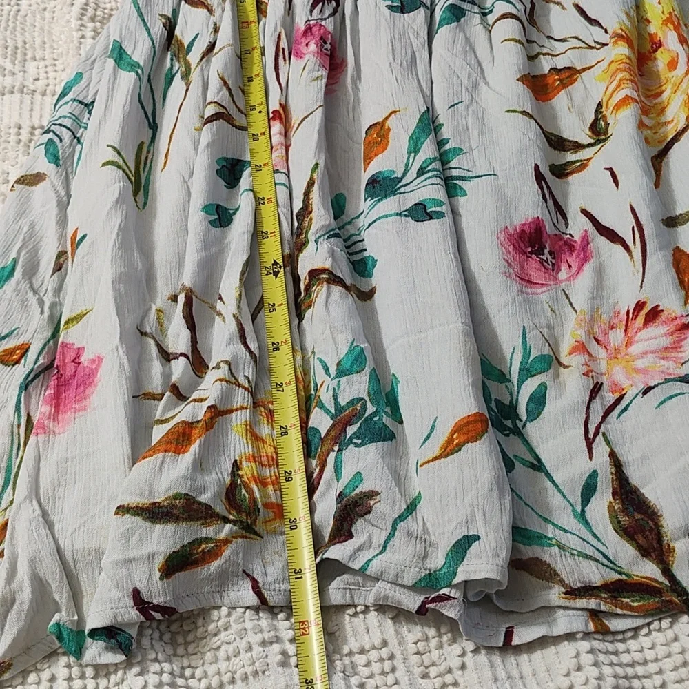 By Together Floral Mini Dress in Cream and Pink - Picture 9 of 13